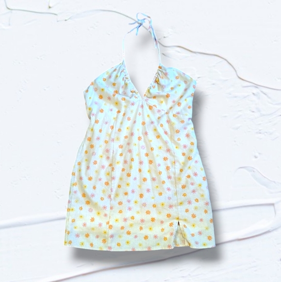 Elodie - FLOWER POWER MINI DRESS - Halter - Size M - Picture 2 of 9